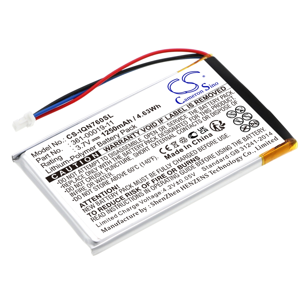 Batteria GPS, navigatore Garmin CS-IQN760SL