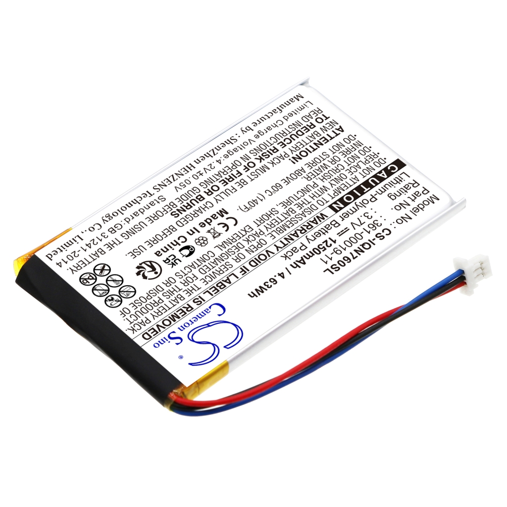 Batteria GPS, navigatore Garmin CS-IQN760SL