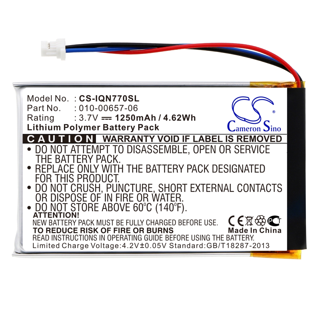 Sostituzione della batteria compatibile per Garmin 010-00657-06