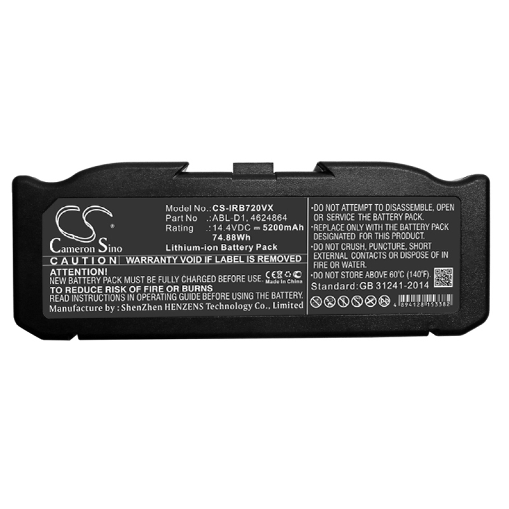 iRobot Batteria a vuoto CS-IRB720VX