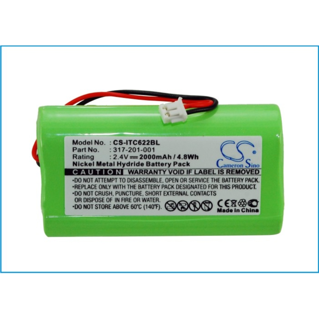 Sostituzione della batteria compatibile per Intermec 317-201-001