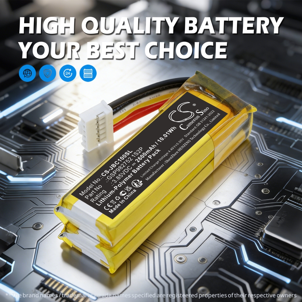 Batteria Sostituisce GSP982752 1S2P