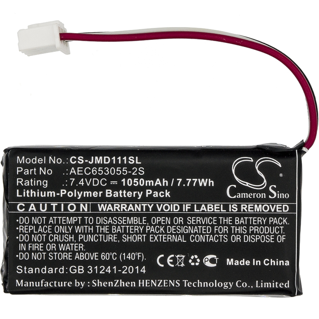 Sostituzione della batteria compatibile per Jbl AEC653055-2S
