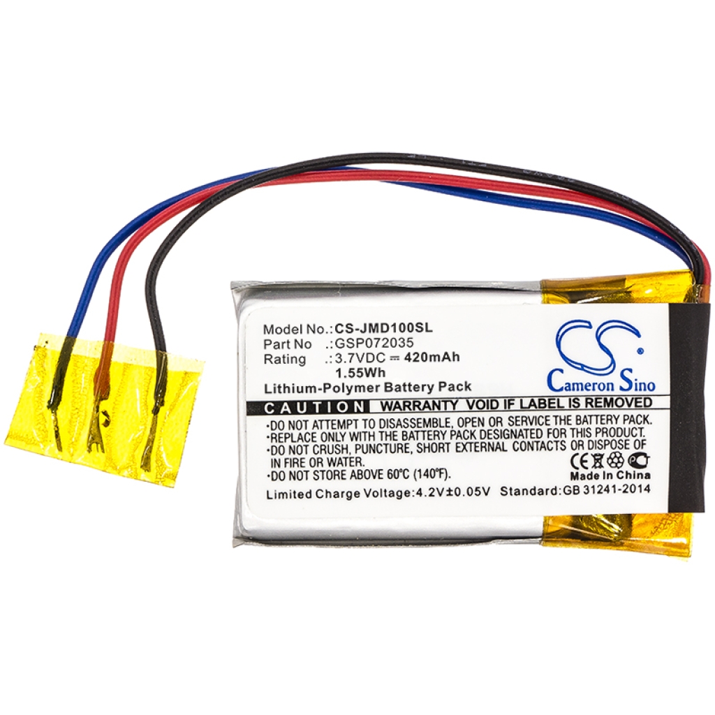Batterie Batteria senza fili dell'auricolare CS-JMD100SL