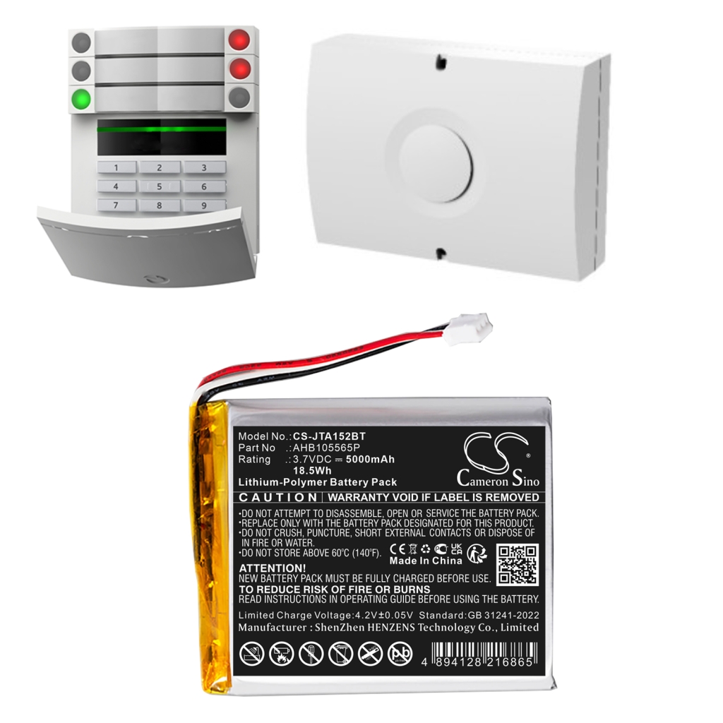 Batteria per telecamera di sicurezza domestica Jablotron CS-JTA152BT