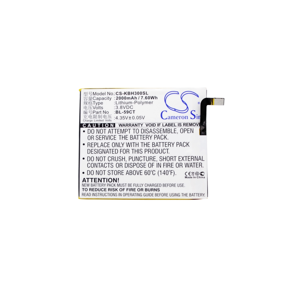 Batteria compatibile con KOOBEE CS-KBH300SL