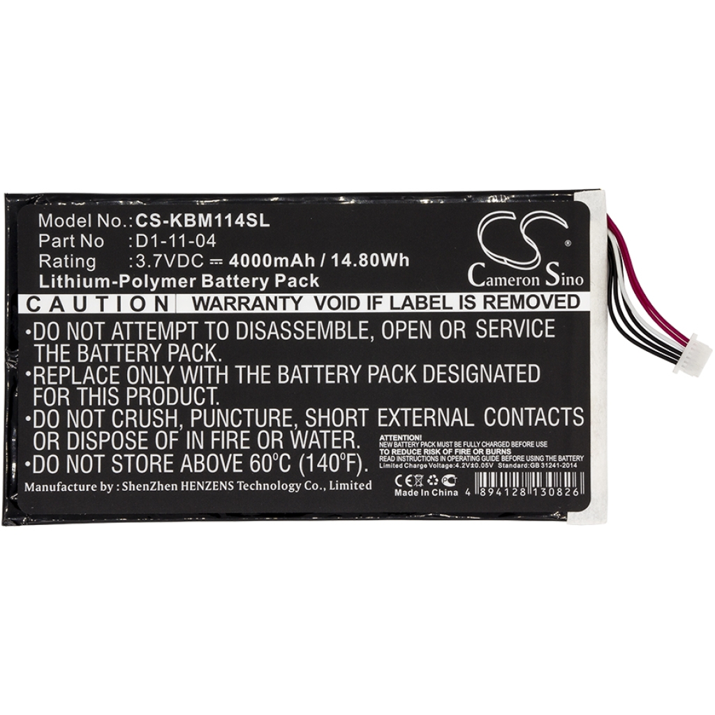 Batterie Sostituisce D1-11-04