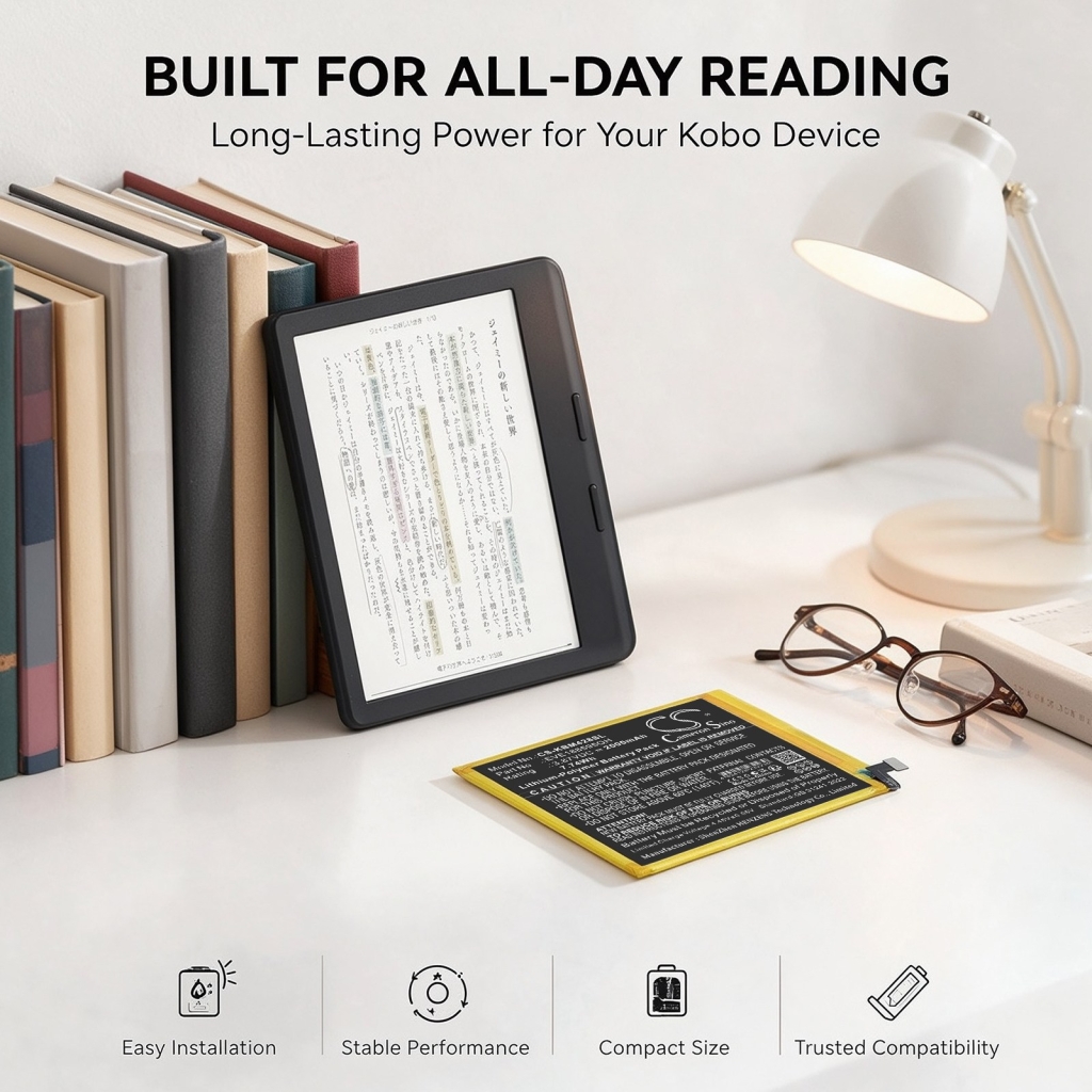 Battery for Kobo Libra Colour 7-inch color e-reader