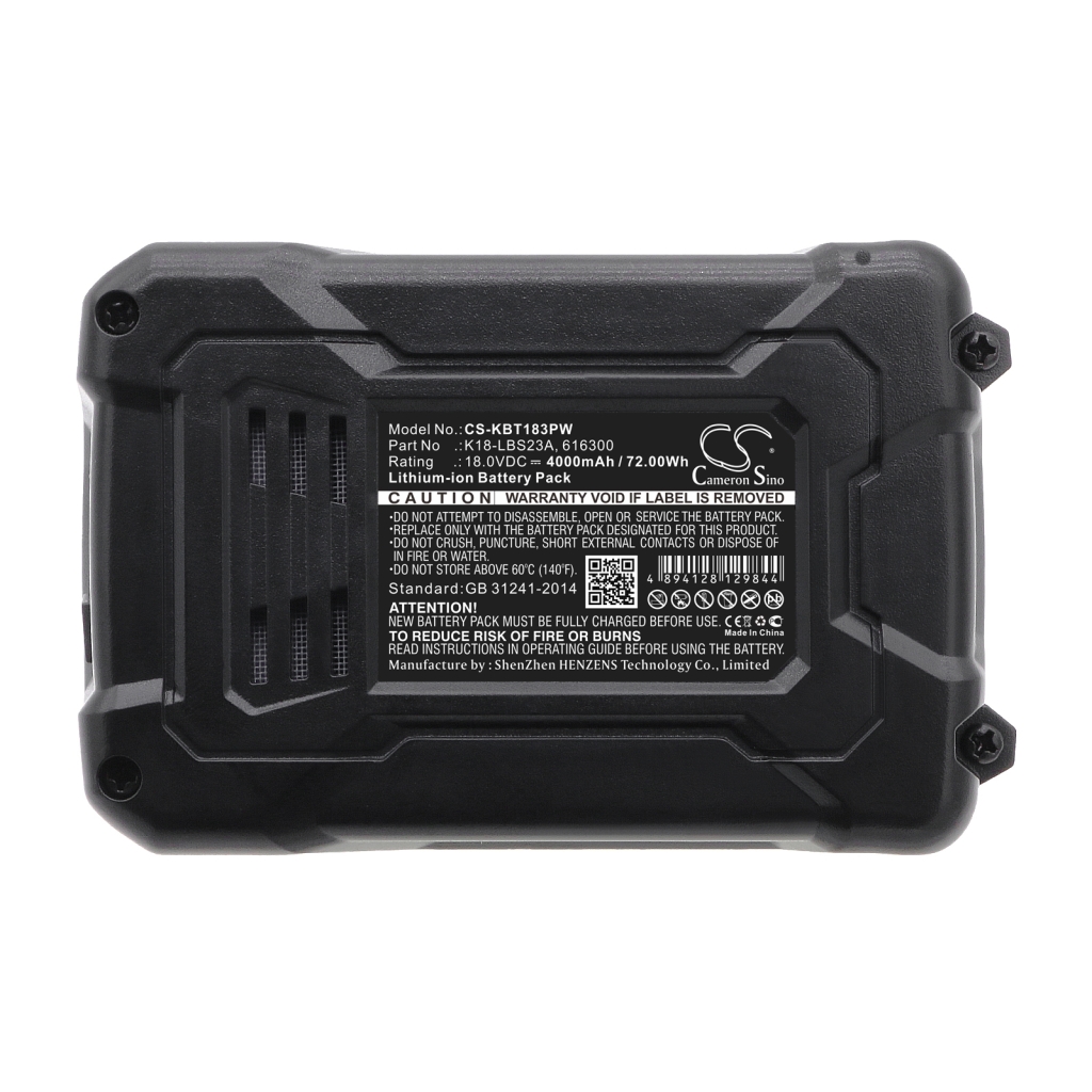 Sostituzione della batteria compatibile per Kobalt 616300,K18-LBS23A