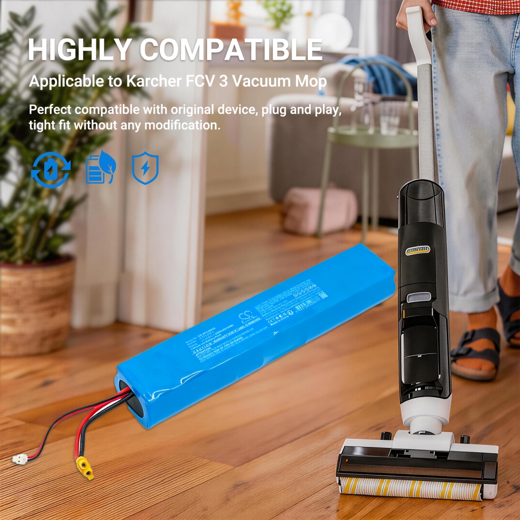 Batteria compatibile con Karcher CS-KFC300VX
