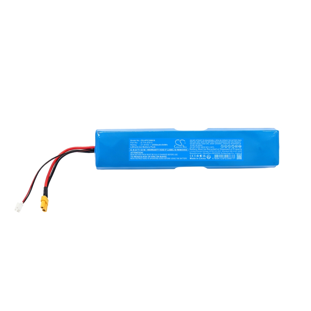 Batteria compatibile con Karcher CS-KFC300VX