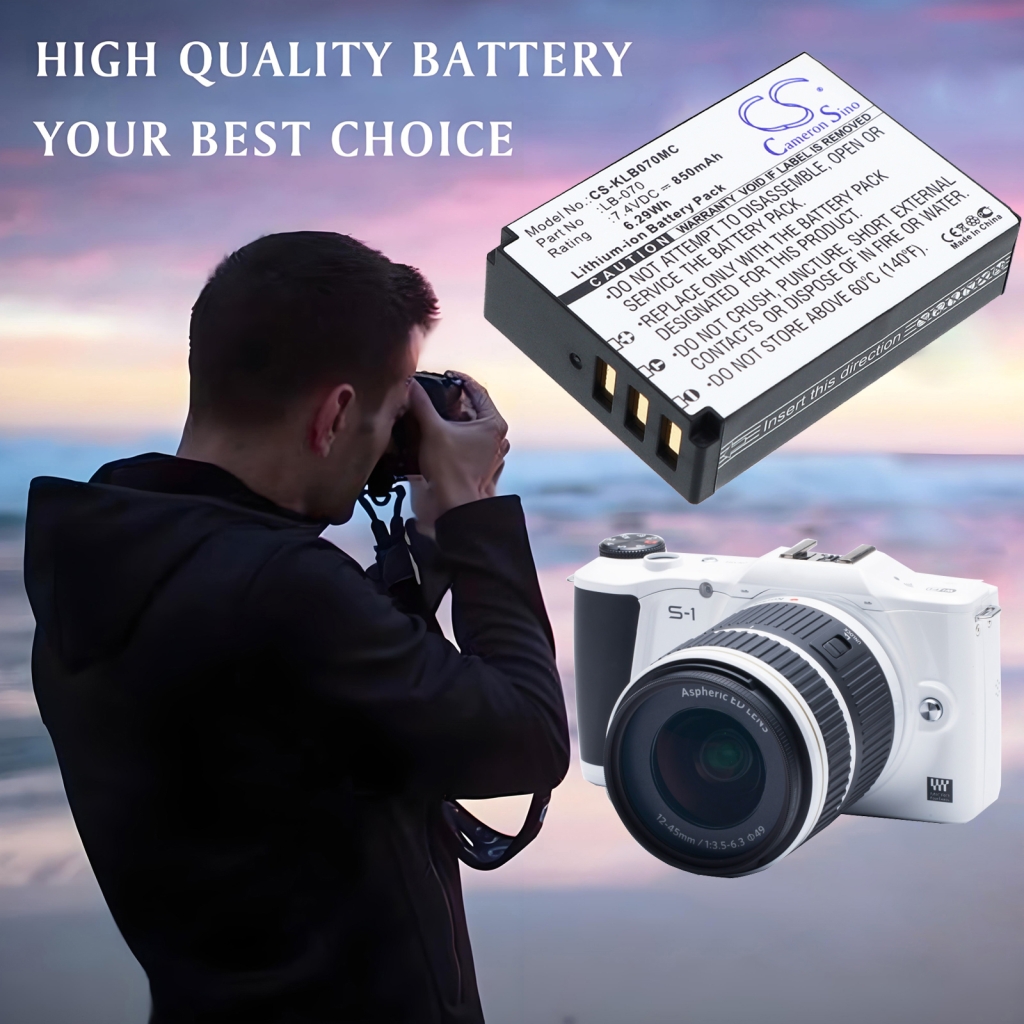 Battery compatible with Camera Battery
