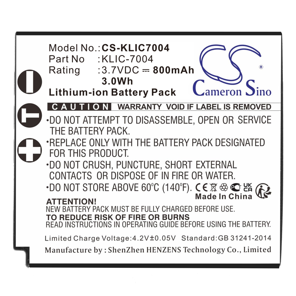 Camera Battery KODAK EasyShare M1033