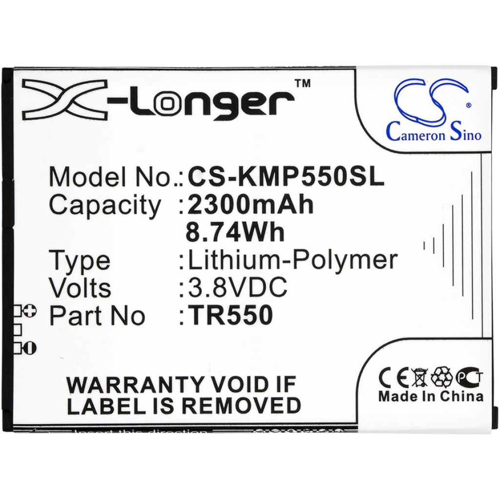 Battery compatible with Kazam
