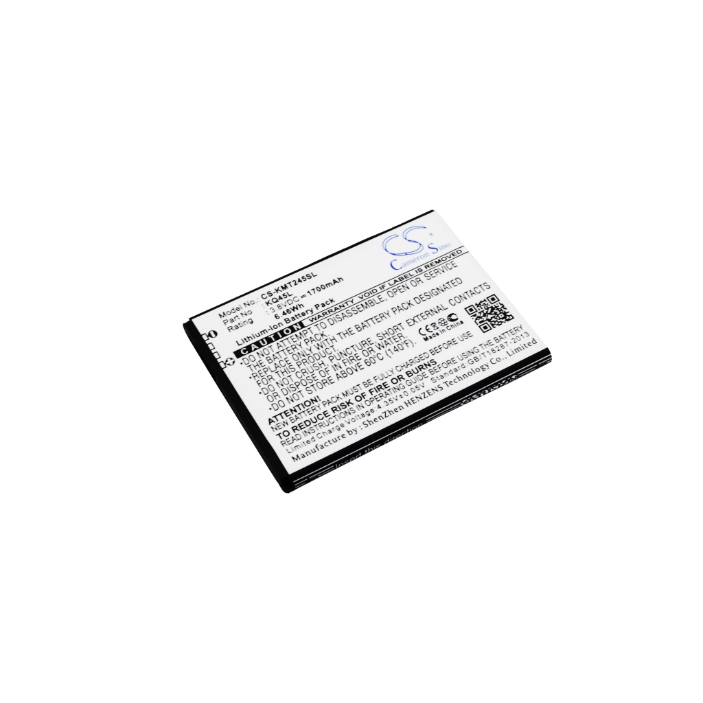 Batterie Batteria del telefono cellulare CS-KMT245SL