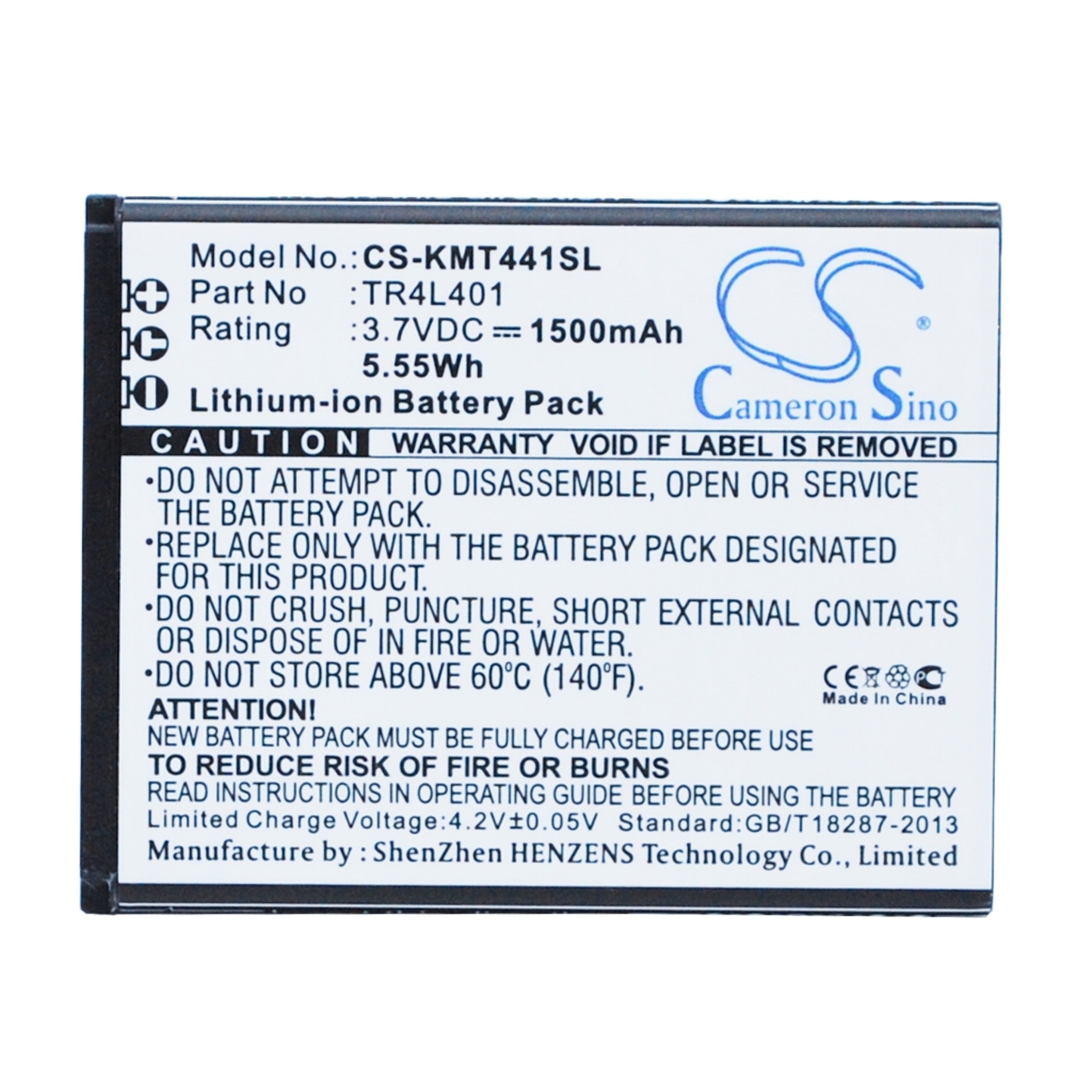Batterie Sostituisce TR4L401