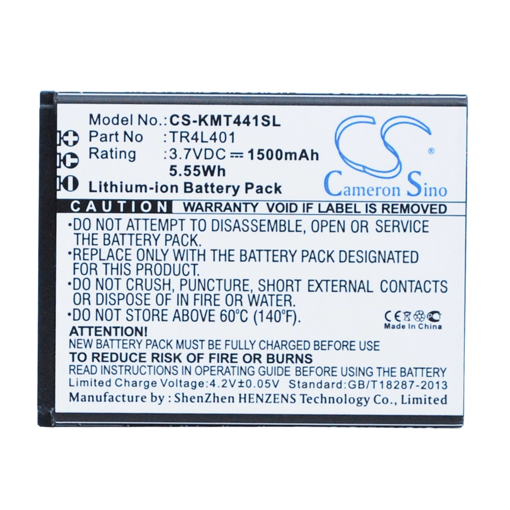 Batterie Batteria del telefono cellulare CS-KMT441SL