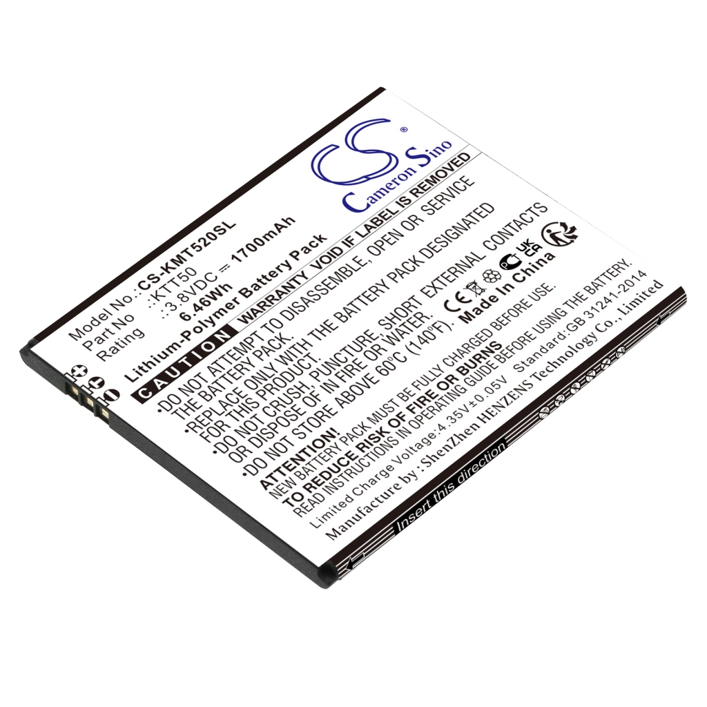 Batterie Sostituisce KTT50-GHABD002643