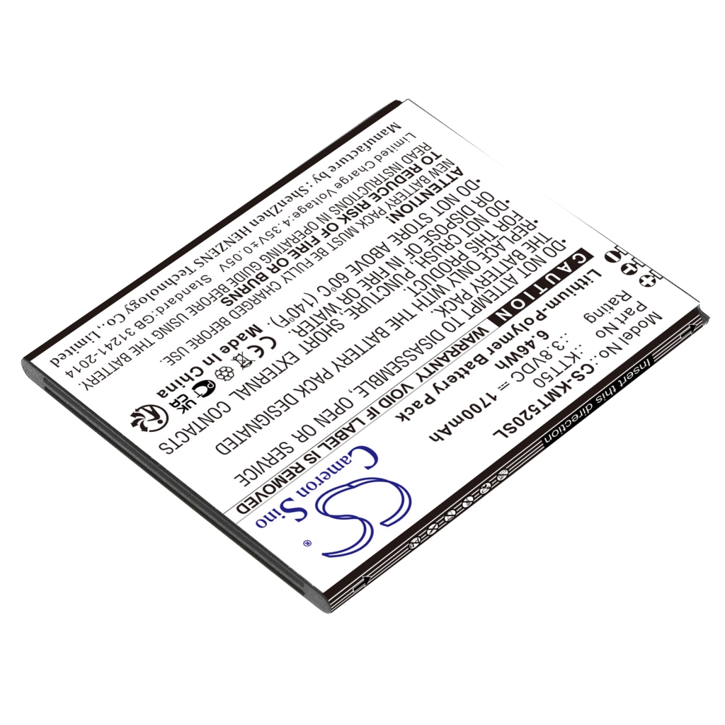 Batterie Sostituisce KTT50-GHABD002643