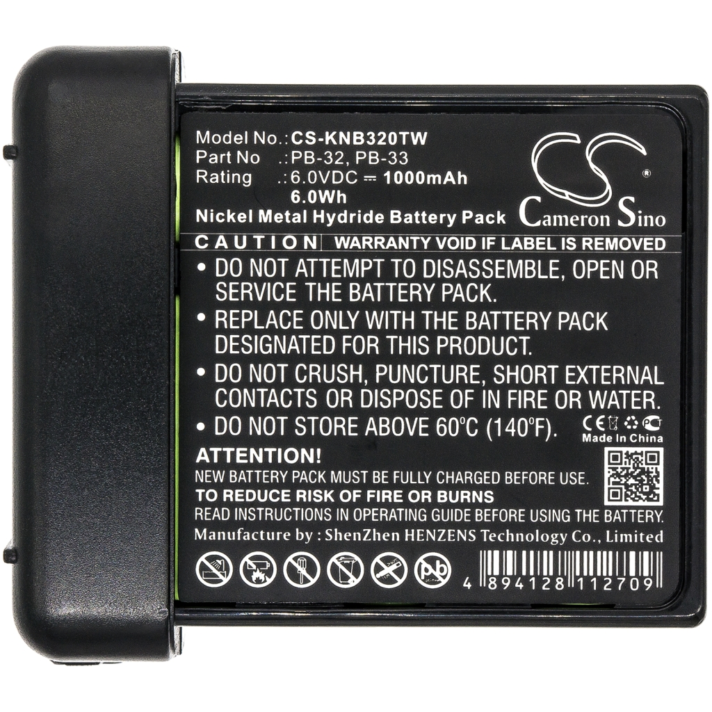 Batteria radio bidirezionale Kenwood CS-KNB320TW