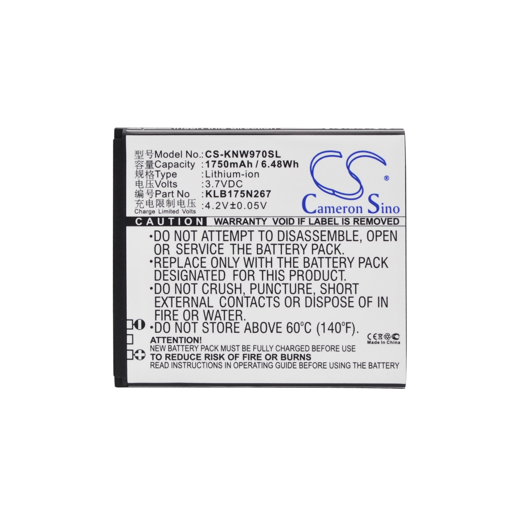 Batteria del telefono cellulare KONKA IQ4402 (CS-KNW970SL)