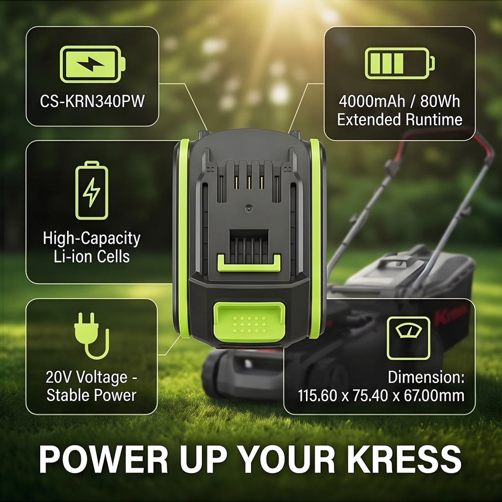 Batteria compatibile con Kress CS-KRN340PW