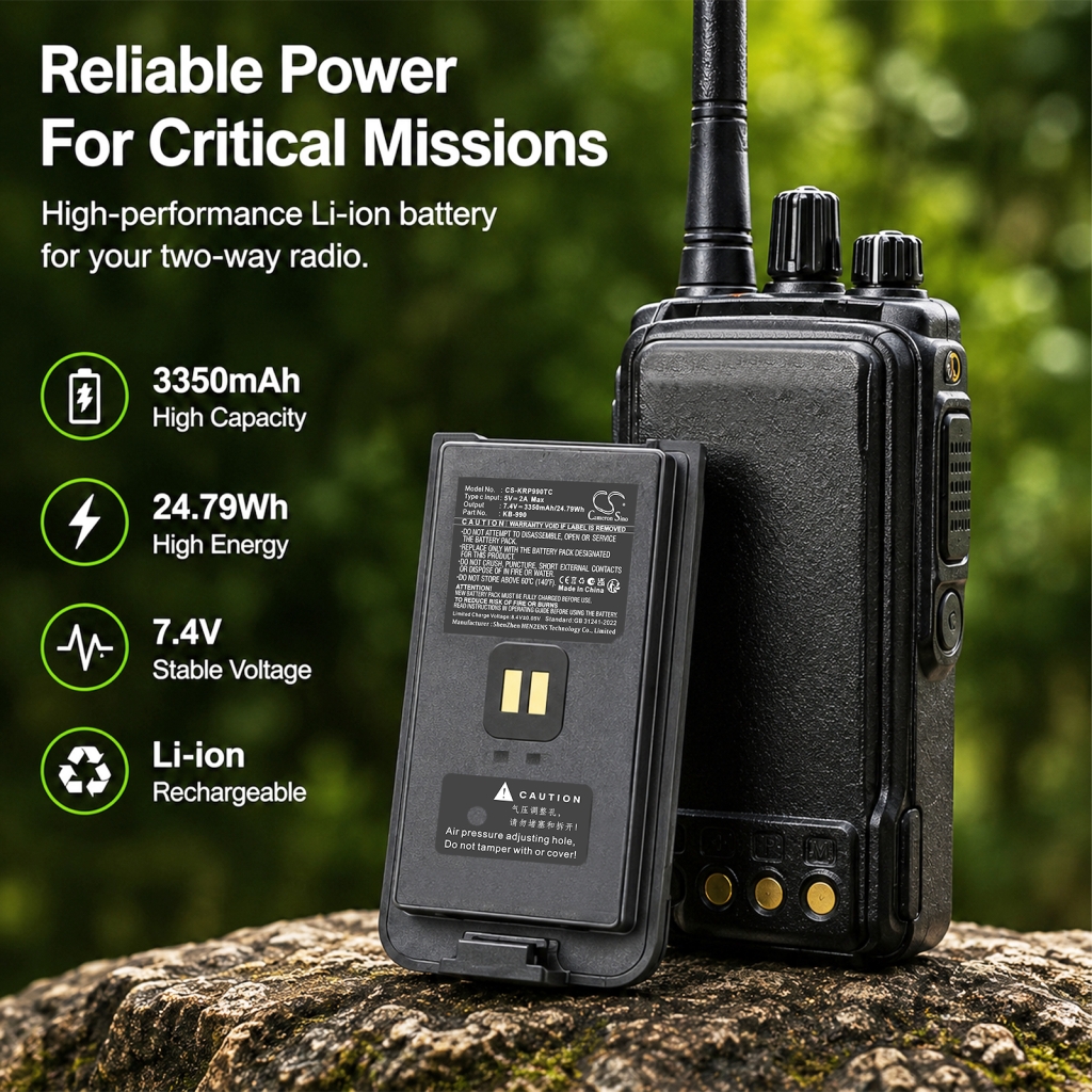 Batteria compatibile con Kirisun CS-KRP990TC