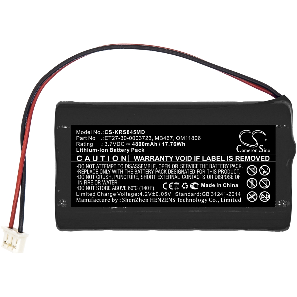 Batterie Sostituisce ET27-30-0003723