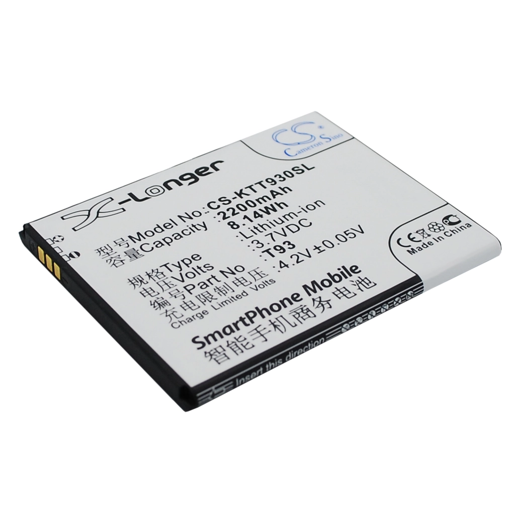 Batterie Batteria del telefono cellulare CS-KTT930SL