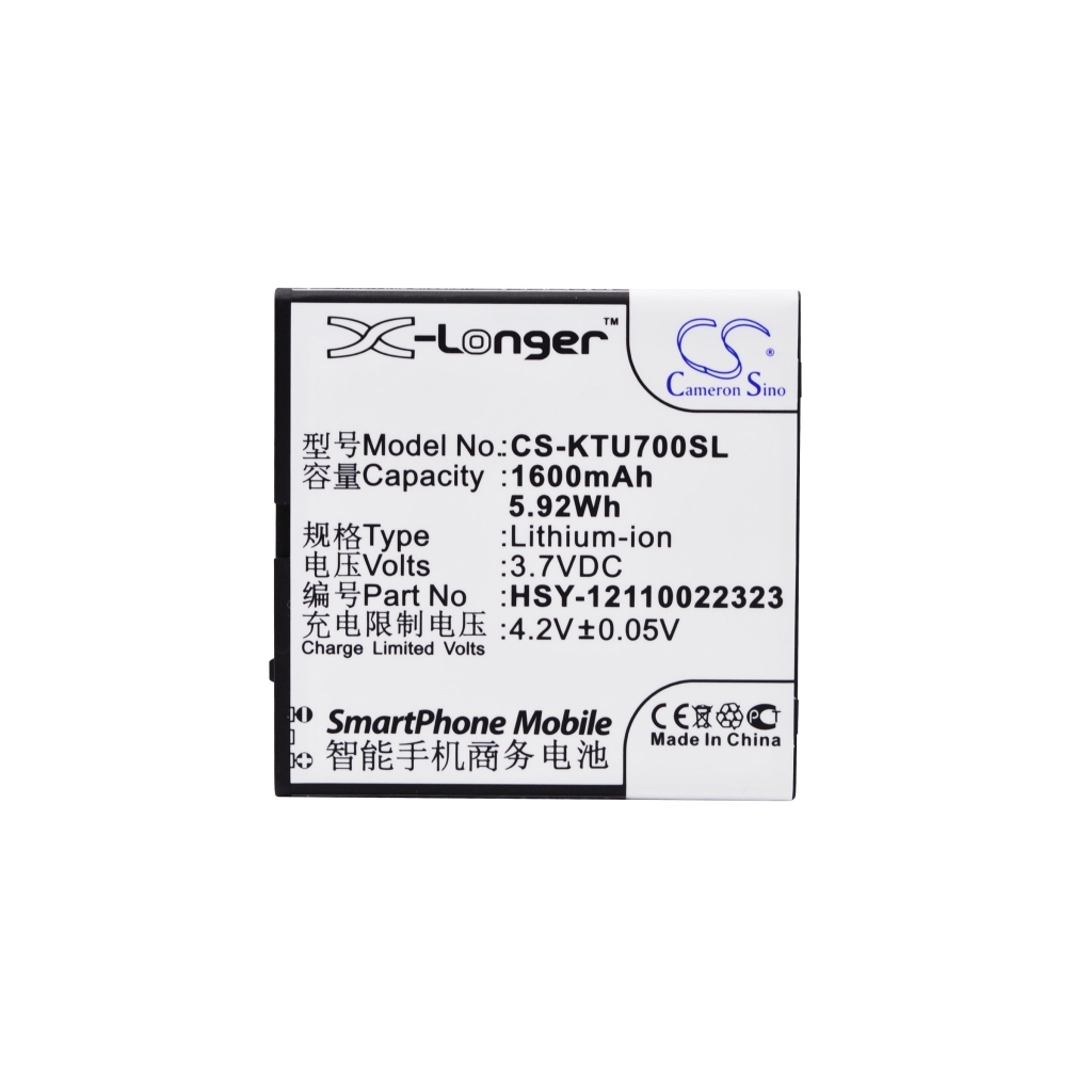 Batteria compatibile con K-Touch