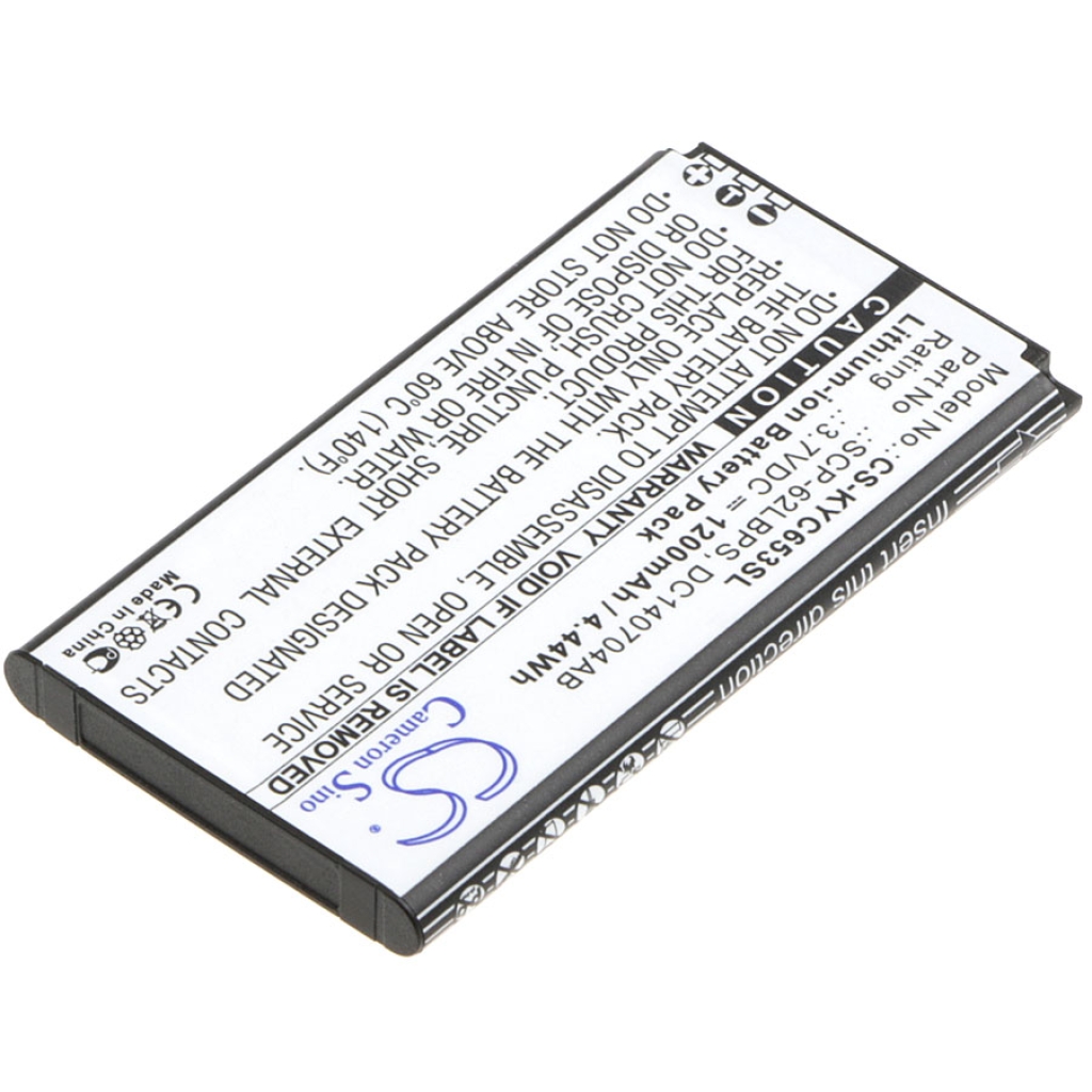 Sostituzione della batteria compatibile per Kyocera DC140704AB,SCP-62LBPS