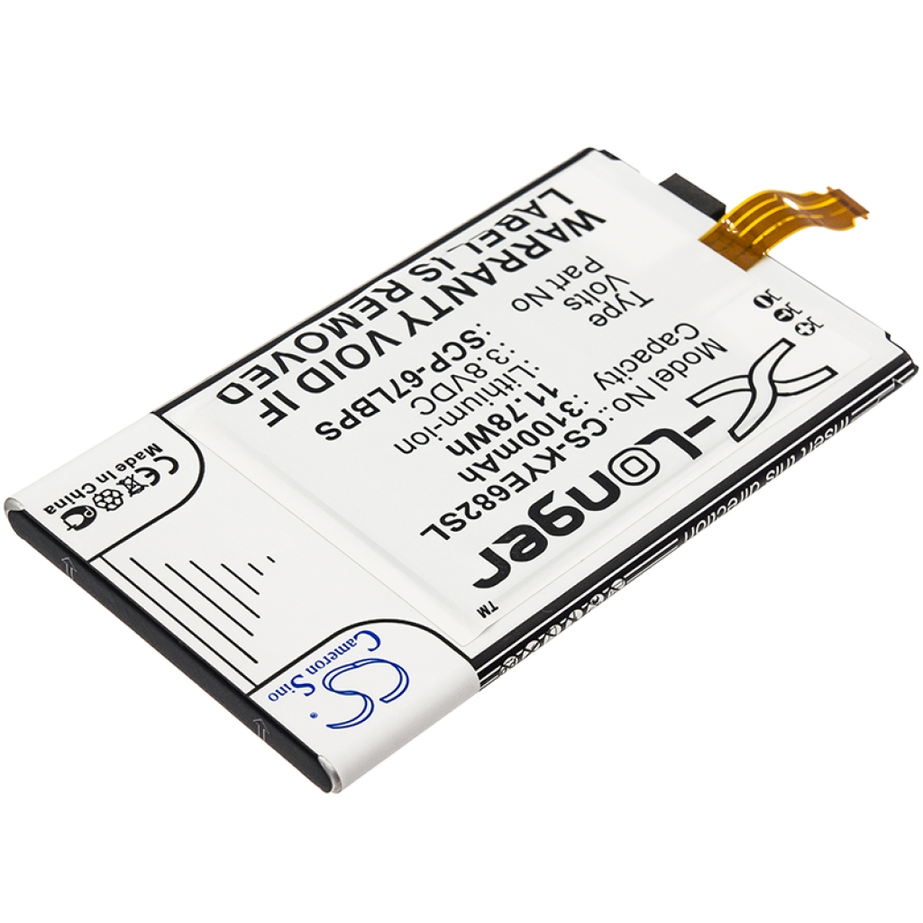 Sostituzione della batteria compatibile per Kyocera 5AAXBT099GEA,SCP-67LBPS