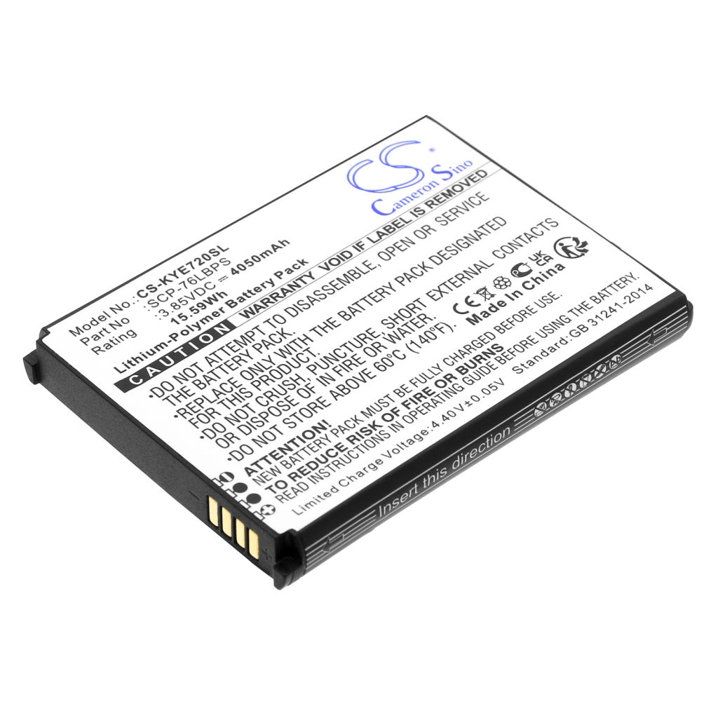 Sostituzione della batteria compatibile per Kyocera 5AAXBT146GEA,SCP-76LBPS