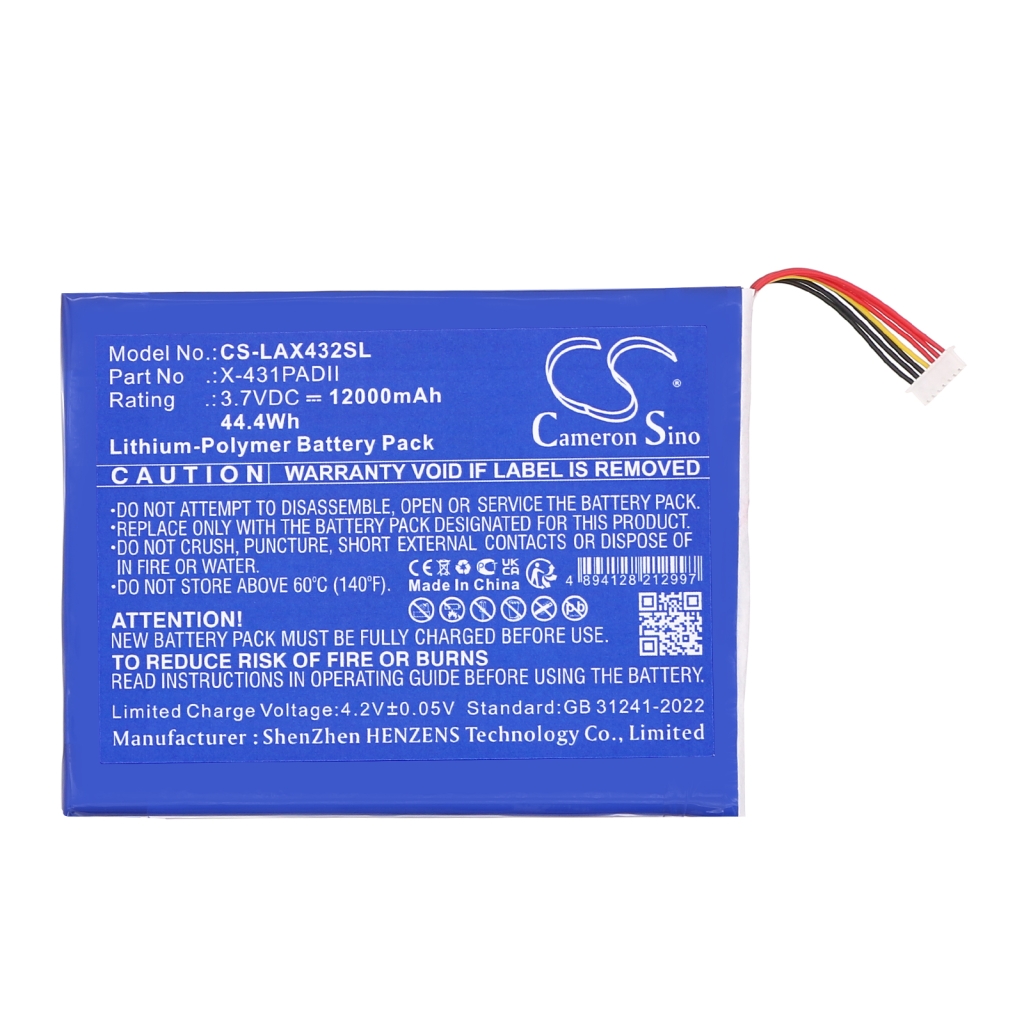 Sostituzione della batteria compatibile per Launch X-431PADII