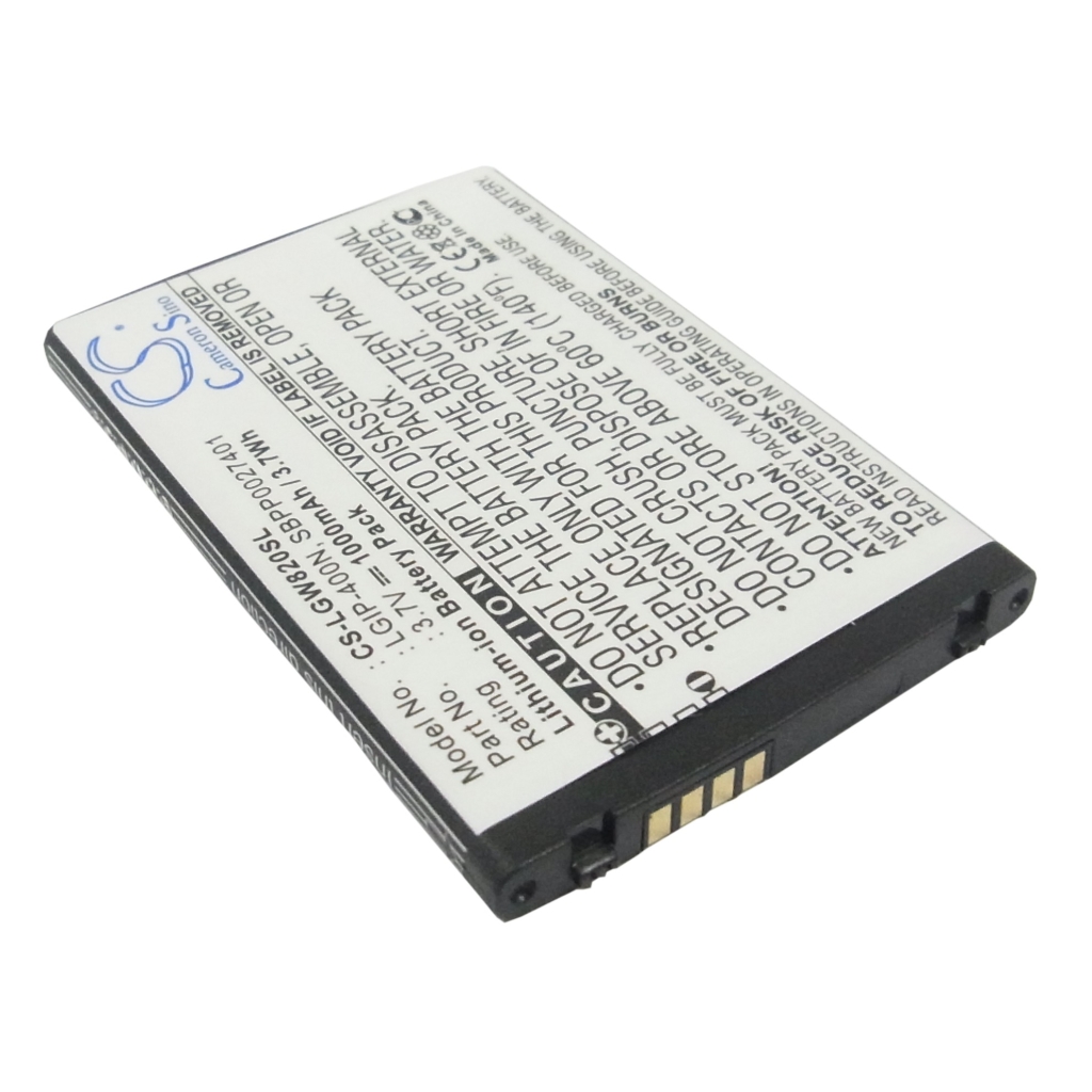 Sostituzione della batteria compatibile per LG LGIP-400N,SBPP0027401
