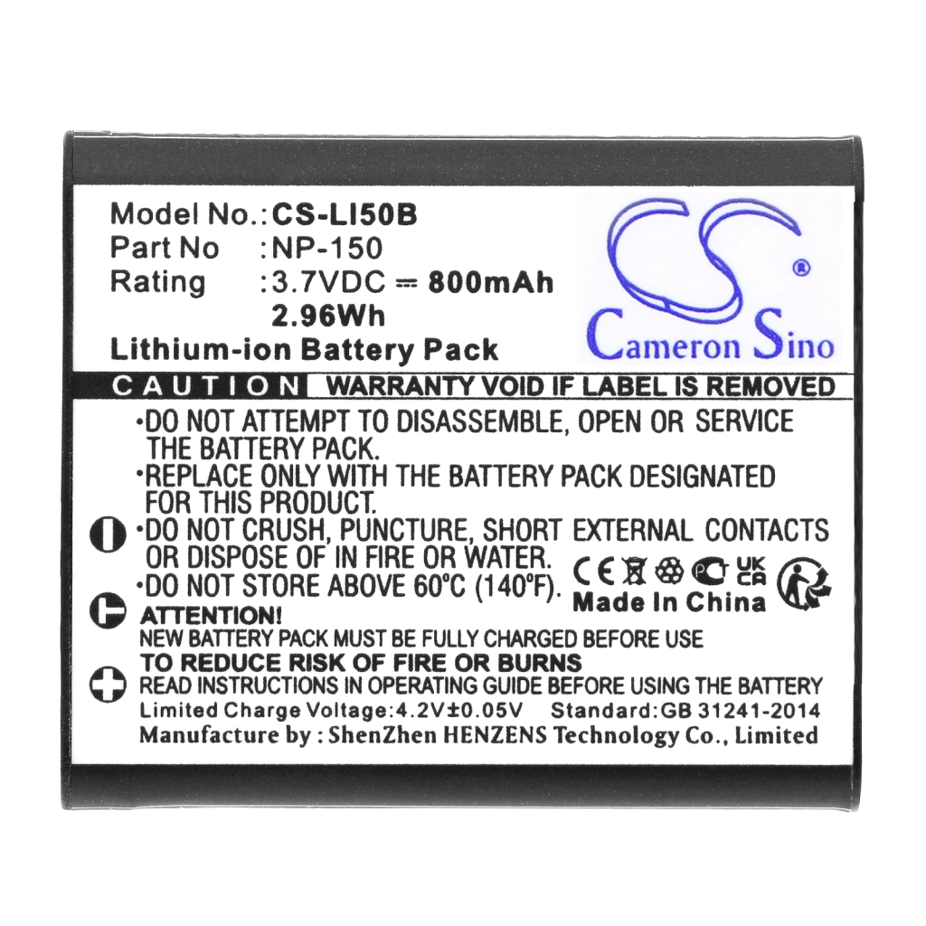 Battery Replaces D-Li92