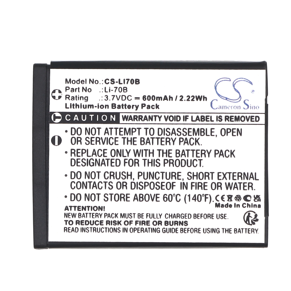 Batteria della fotocamera Olympus CS-LI70B