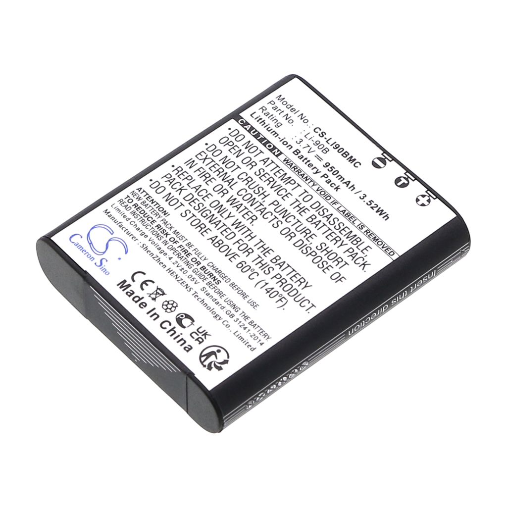 Batterie Batteria della fotocamera CS-LI90BMC