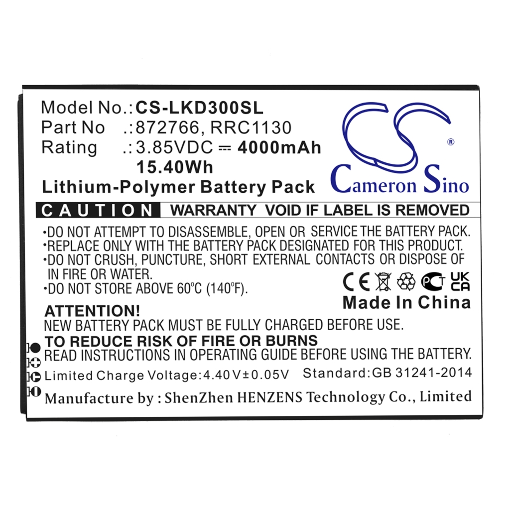 Batterie Sostituisce RRC1130