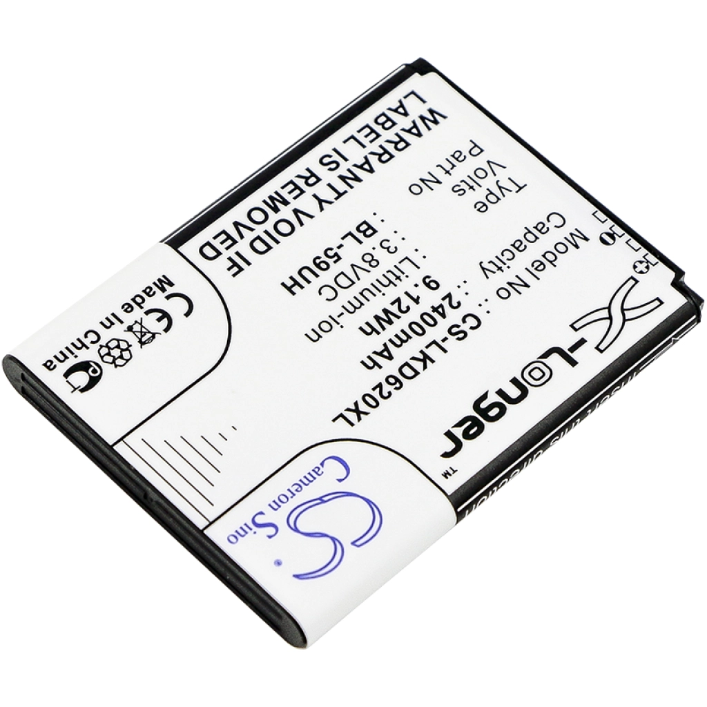 Batterie Batteria del telefono cellulare CS-LKD620XL