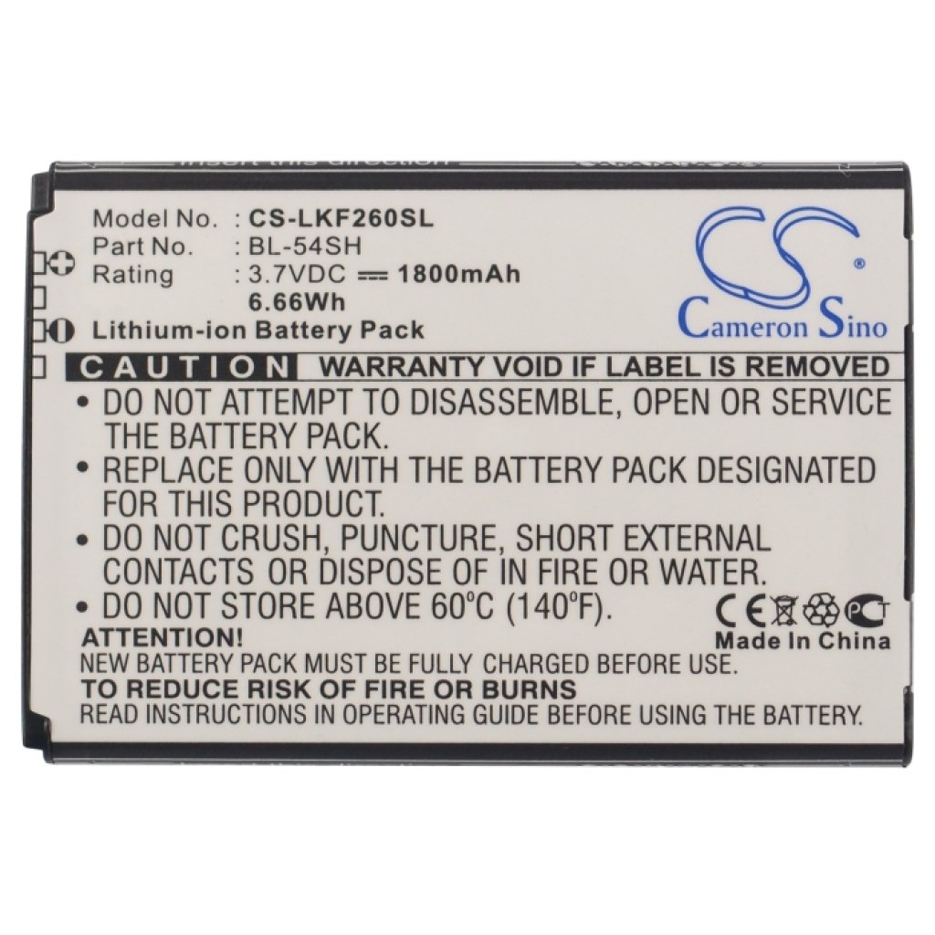 Batterie Sostituisce BL-54SH