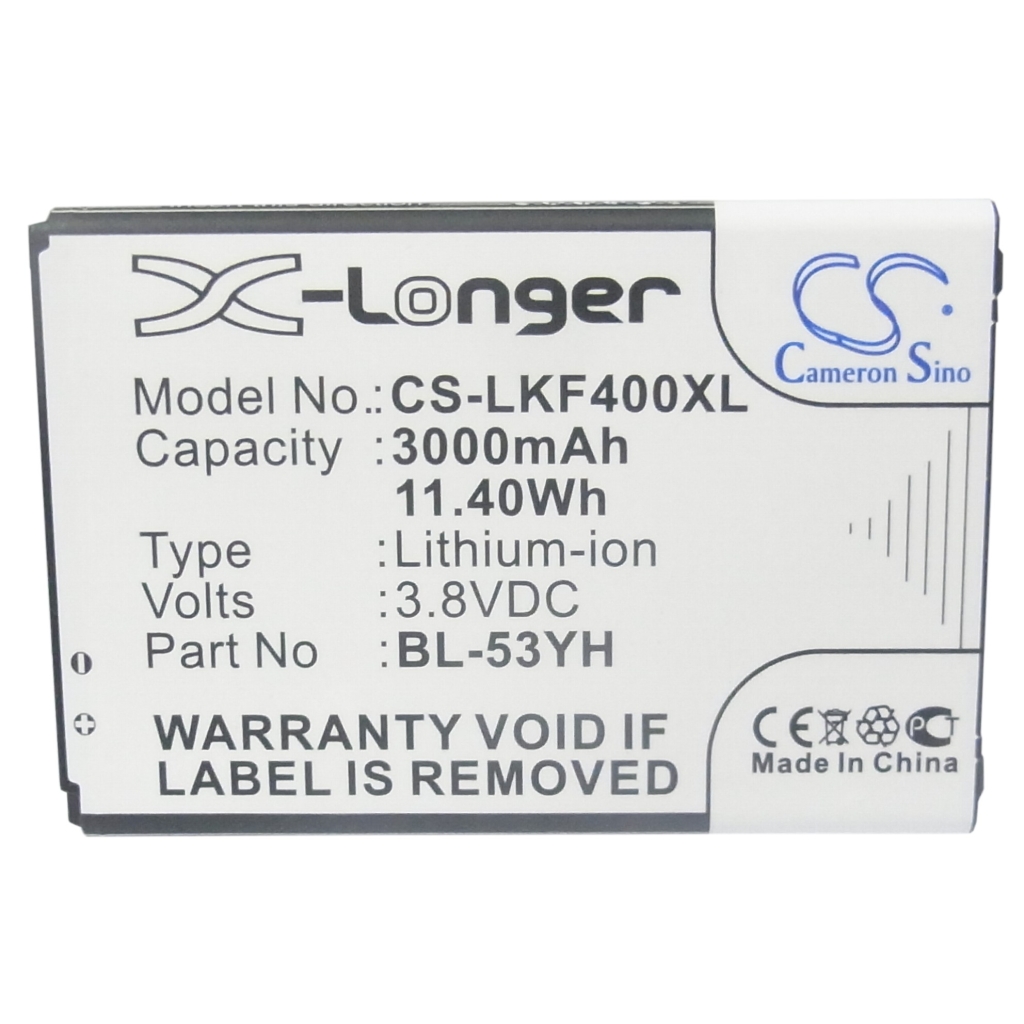 Sostituzione della batteria compatibile per LG BL-53YH,EAC62378905