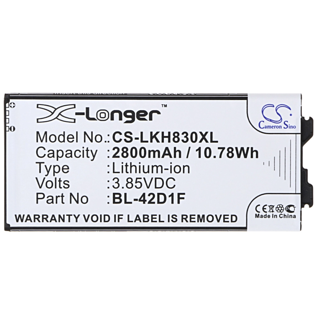Batterie Batteria del telefono cellulare CS-LKH830XL