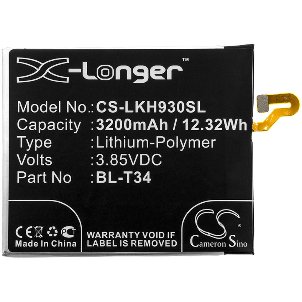Sostituzione della batteria compatibile per LG BL-T34,EAC63538921
