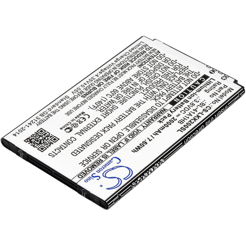 Sostituzione della batteria compatibile per LG BL-41A1HB,EAC63319901