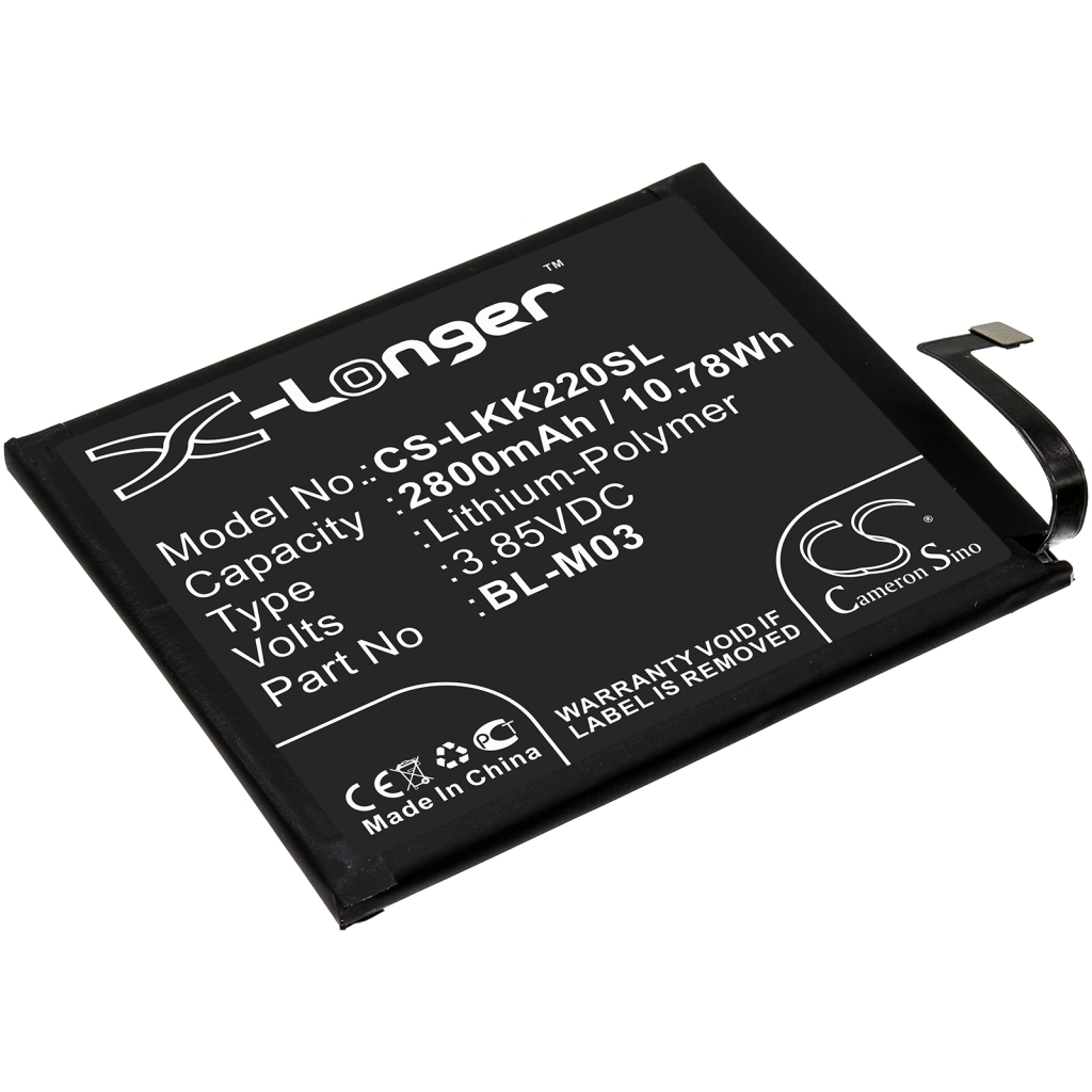Sostituzione della batteria compatibile per LG BL-M03,EAC64791001