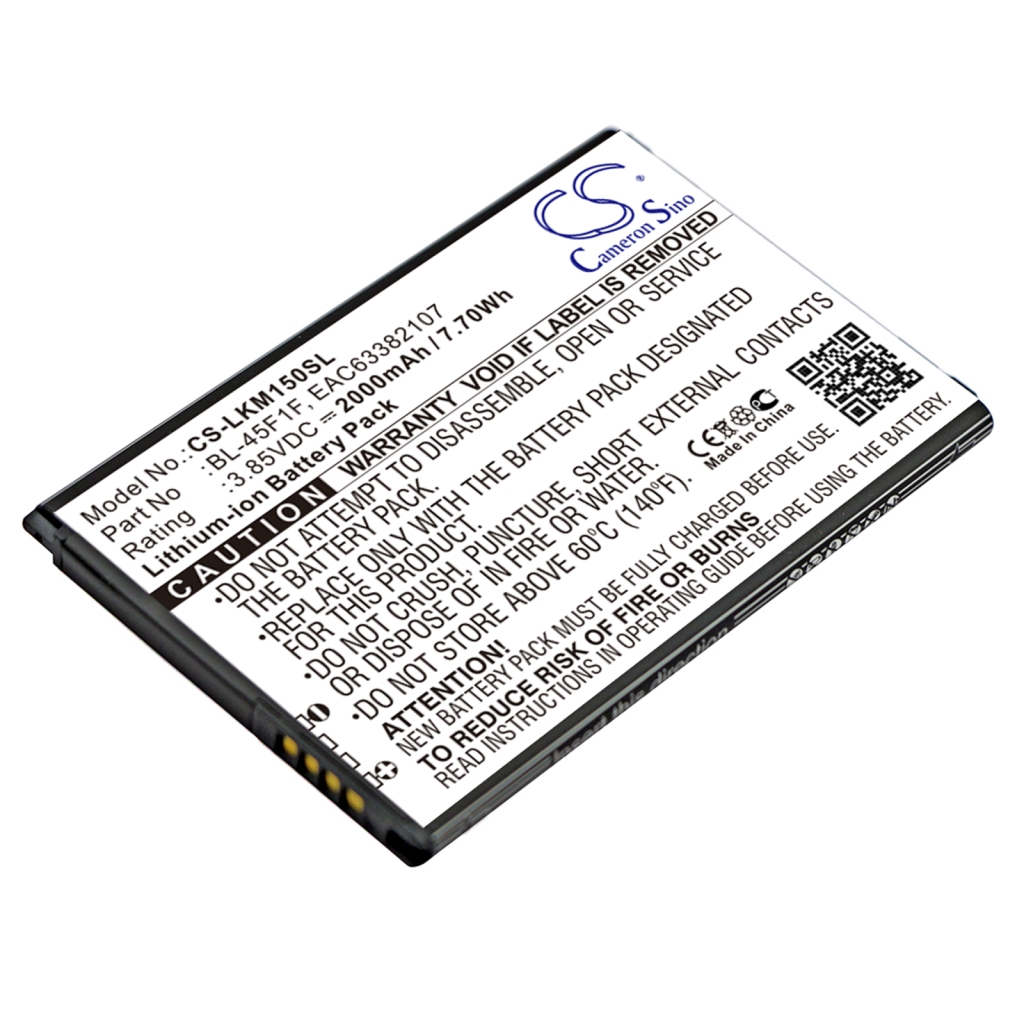 Batteria del telefono cellulare LG CS-LKM150SL