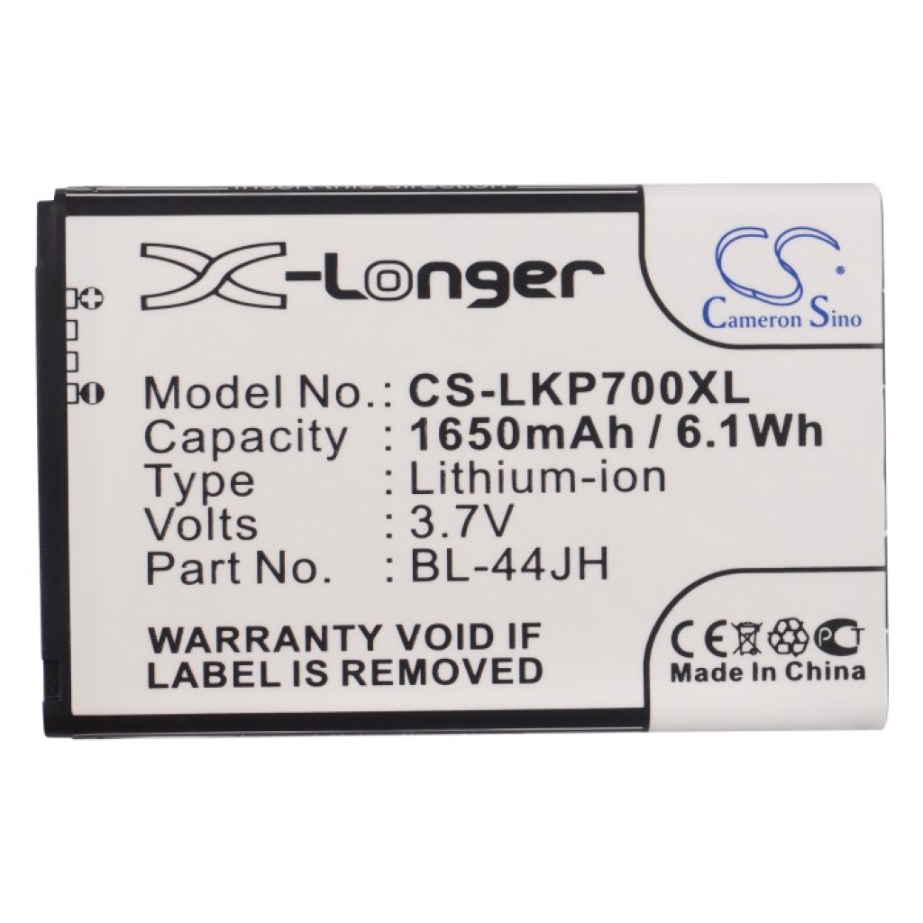 Batteria compatibile con LG BoostMobile Cricket CS-LKP700XL