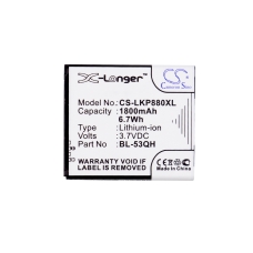 Sostituzione della batteria compatibile per LG BL-53QH,EAC61878603,EAC61878605,EAC61898401