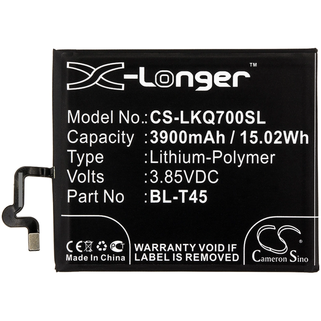 Batterie Batteria del telefono cellulare CS-LKQ700SL